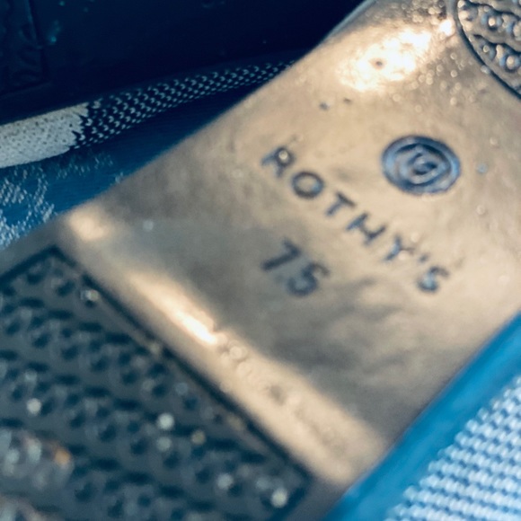 Rothy's Captor black charcoal and cream flats size 7.5 - Picture 3 of 6